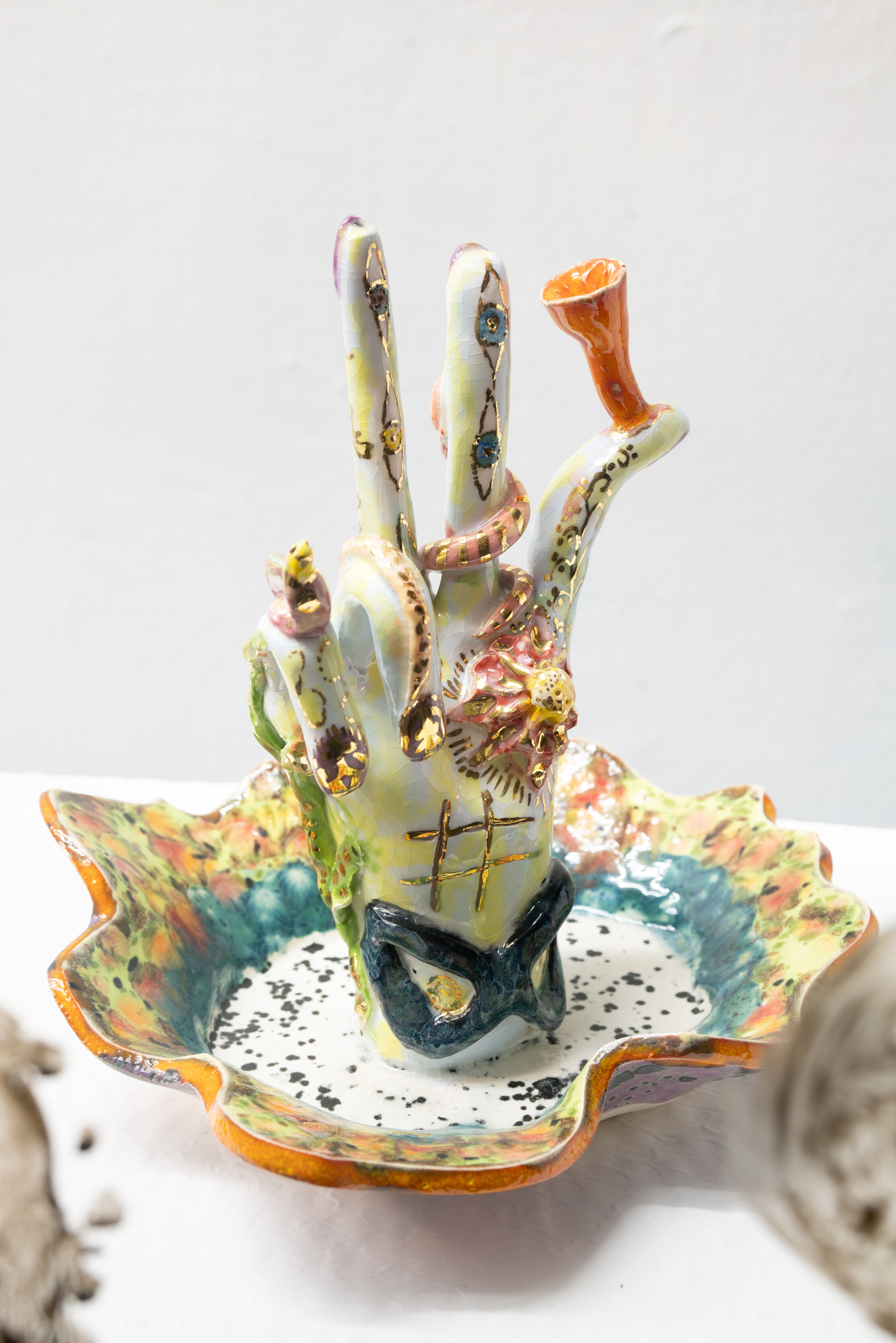 Keramik | Skulptur | Hand | Finger