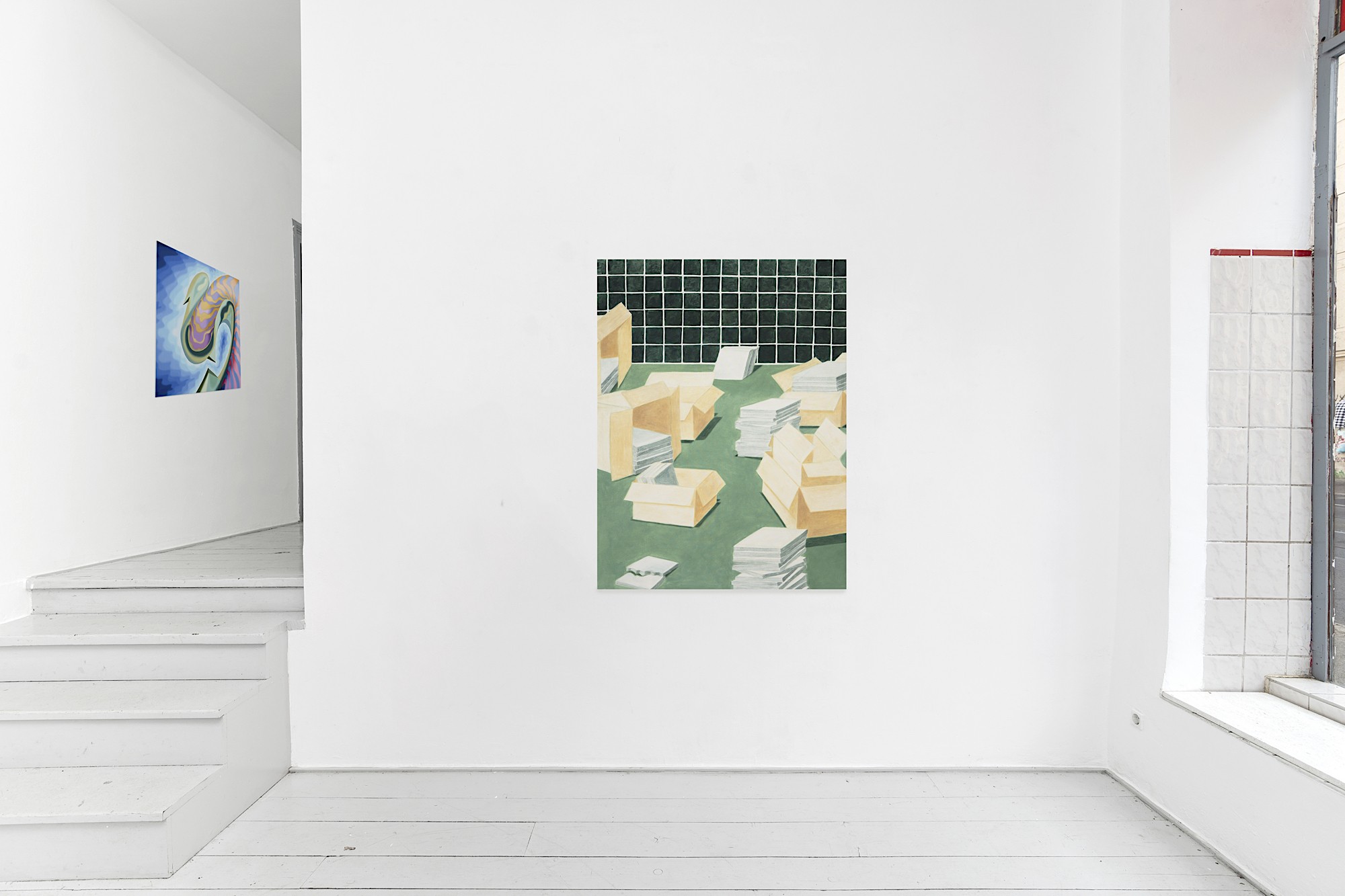 Malerei | Ausstellung | Fenster | Kacheln